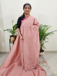 Semi Raw Silk Saree - Peach