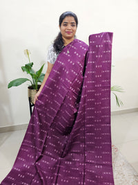 Bhagalpuri Silk Viscous with Weaving - Purple