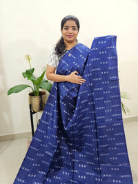 Bhagalpuri Silk Viscous with Weaving - Blue