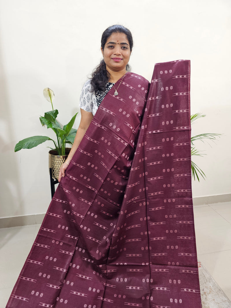 Bhagalpuri Silk Viscous with Weaving - Maroon