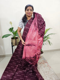 Bhagalpuri Silk Viscous with Weaving - Maroon