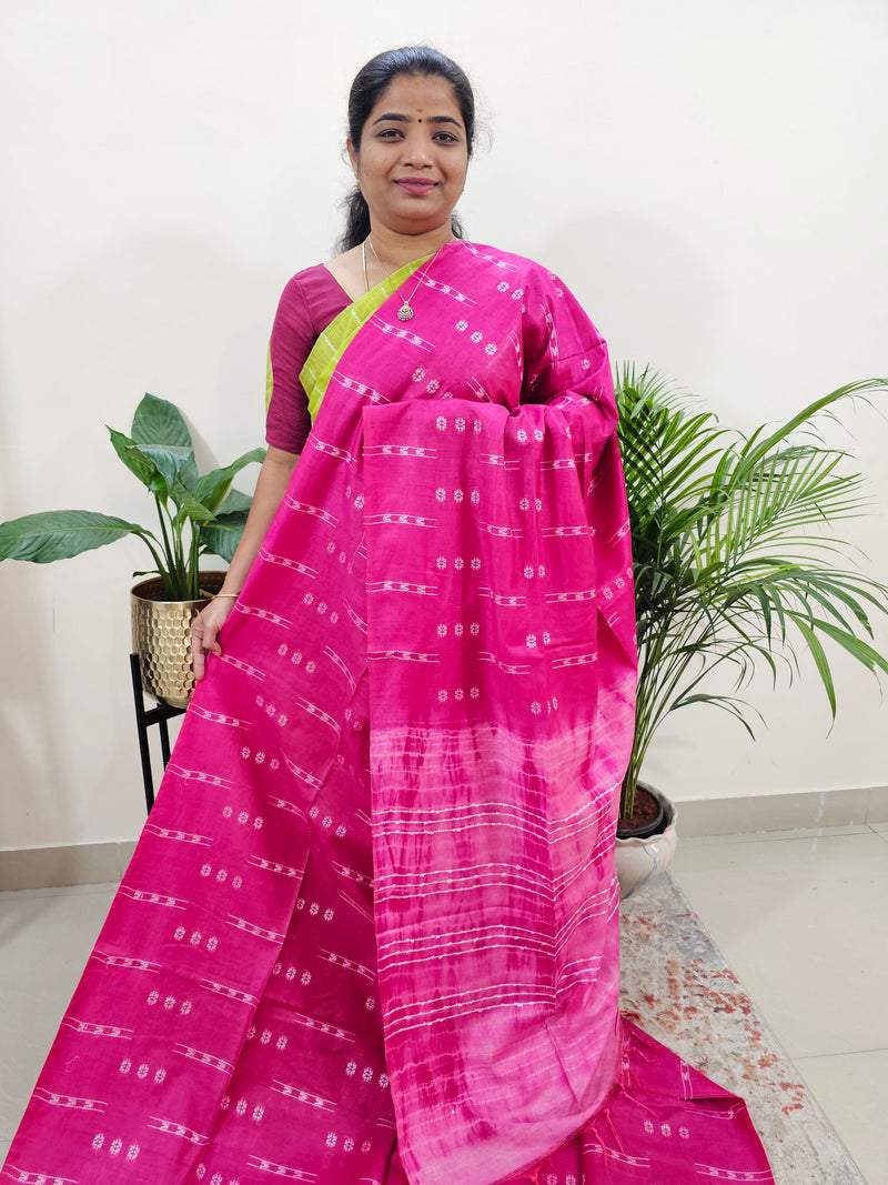 Bhagalpuri Silk Viscous with Weaving - Pink