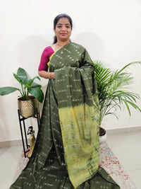 Bhagalpuri Silk Viscous with Weaving - Green