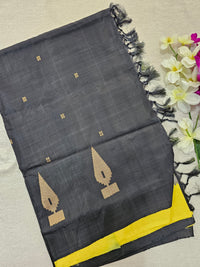 Chinnalampattu Saree - Yellow with Black