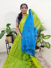 Green with Multi Stripes Chinnalampattu Saree with Blouse