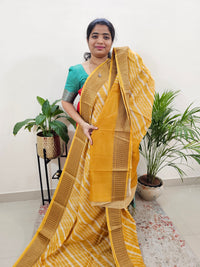 Pure Chanderi Butter Silk - Yellow