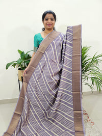 Pure Chanderi Butter Silk - Lavender