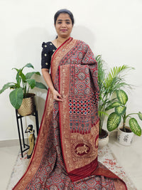 Dola Silk Saree - Maroon