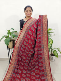 Dola Silk Saree - Maroon