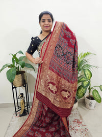 Dola Silk Saree - Maroon