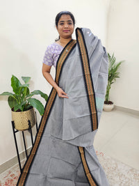 Kanchi Cotton Saree - Grey