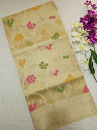 Kora Tissue Saree - Gold