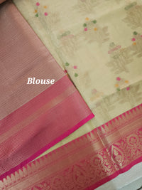 Kora Tissue Saree - Gold