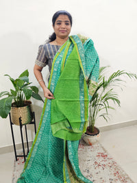 Pure Chanderi Butter Silk - Sea Green