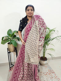 Cotton Kalamkari Saree - Pink