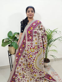 Kalamkari Saree - Pink