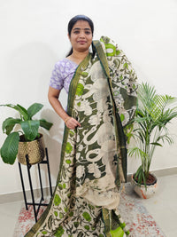 Chennuri Silk Annam & Lotus Pattern - Green