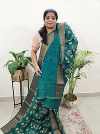 Pure Chanderi Butter Silk - Green