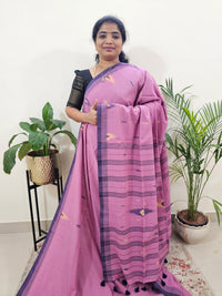 Soft Cotton Sarees - Onion Pink