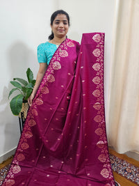 Semi Soft Silk Saree - Pink