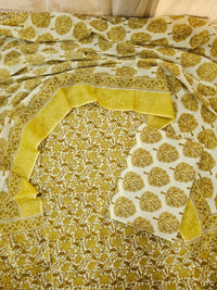 Mul Mul Soft Cotton - Mehindi Green