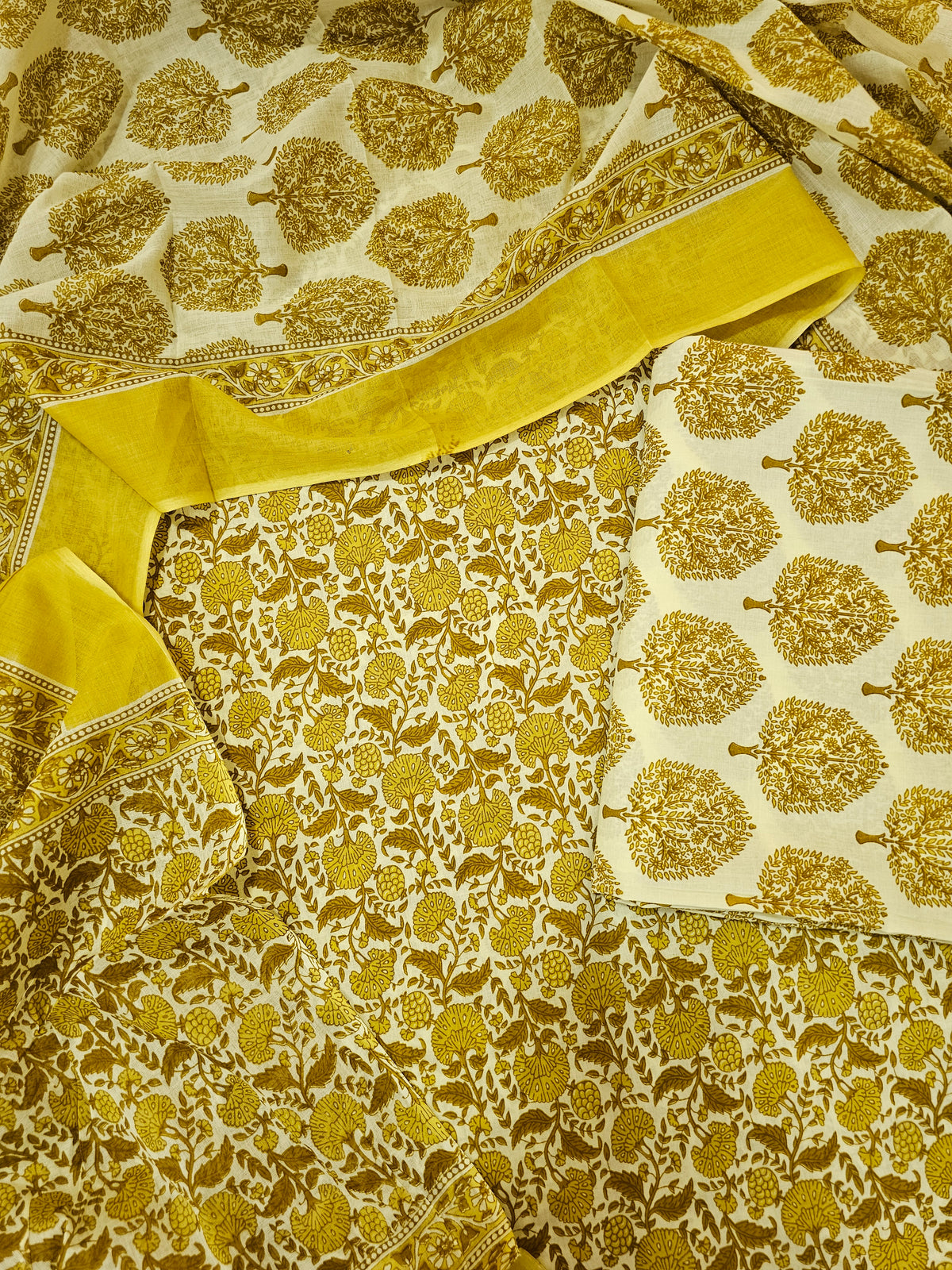 Mul Mul Soft Cotton - Mehindi Green