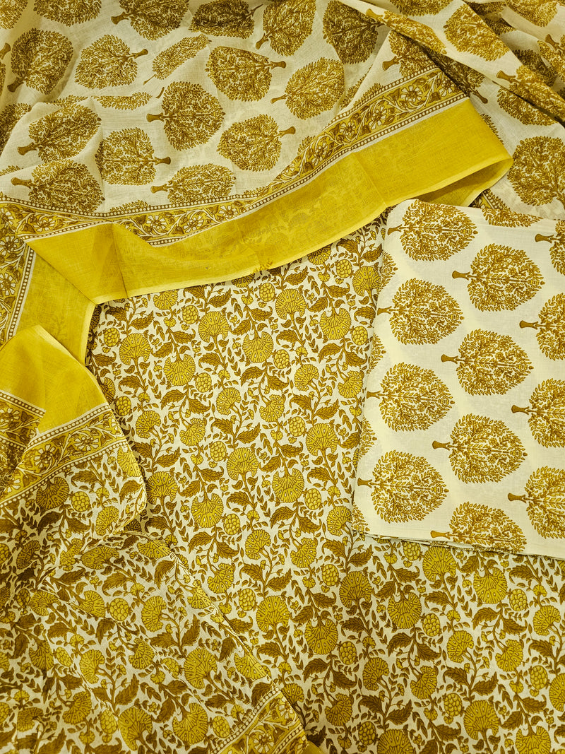 Mul Mul Soft Cotton - Mehindi Green