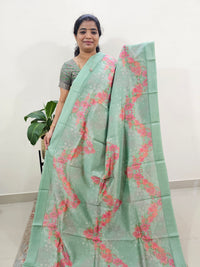 Pure Chanderi Butter Silk - Green