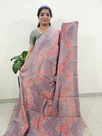 Pure Chanderi Butter Silk - Lavender