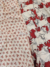 Cotton Pichwai Printed Saree - Red