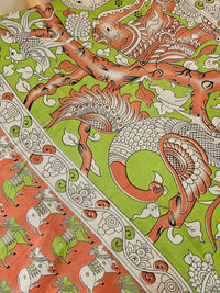 Cotton Kalamkari Printed Saree -