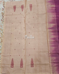 Chinnalampattu Saree - Magenta Pink with Cream