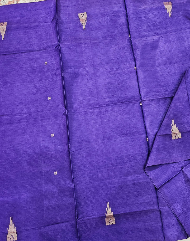 Chinnalampattu Saree - Dark Blue cum Purple