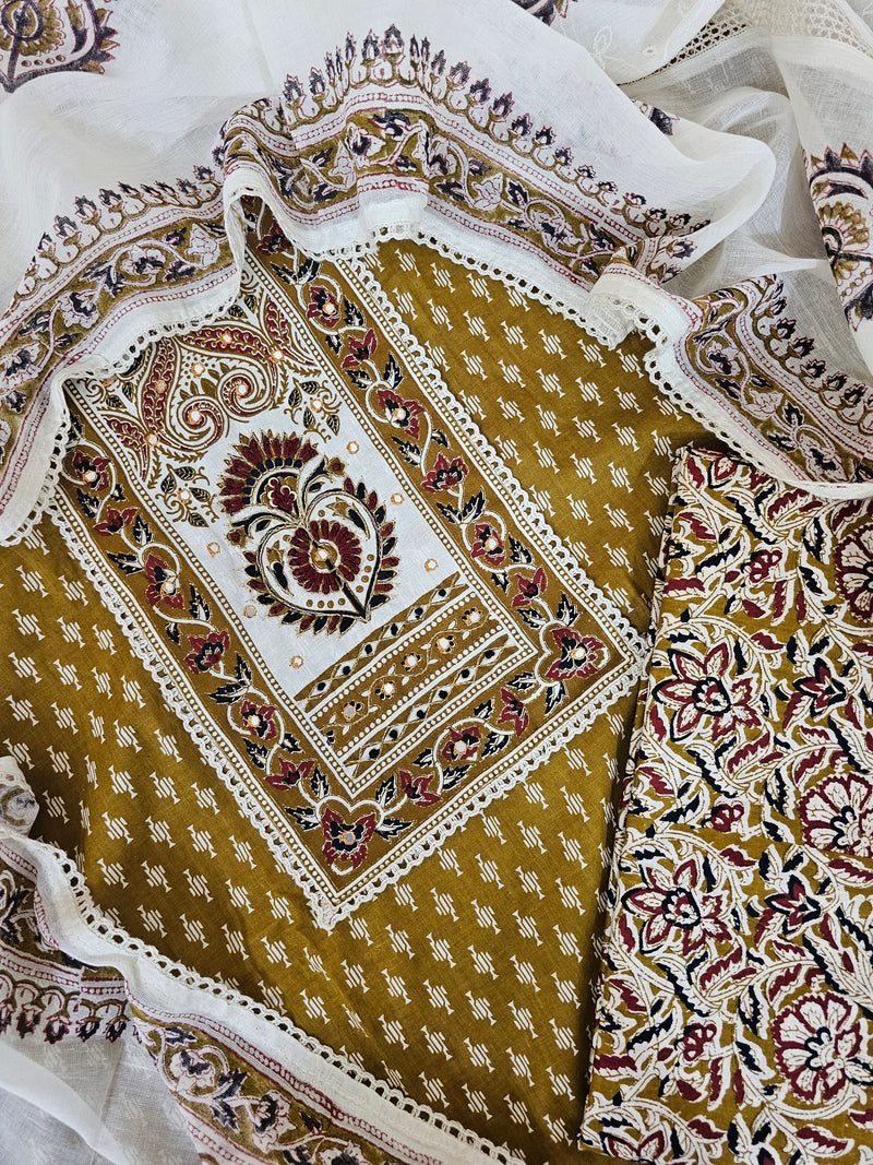 Soft Cotton - Mustard Yellow