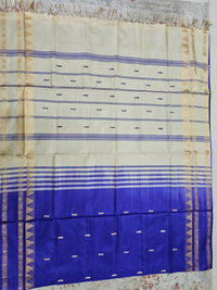 Chinnalampattu Border - Violet with Cream