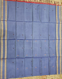 Chinnalampattu Border - Blue with Dark Pink