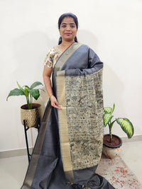 Soft Semi Raw Silk - Grey