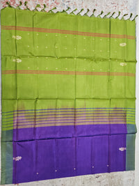 Chinnalampattu Saree -  Purple with Green