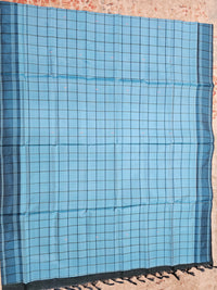 Chinnalampattu Saree - Blue with Peacock Green