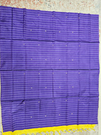 Chinnalampattu Saree - Purple with Yellow