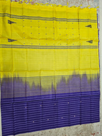 Chinnalampattu Saree - Purple with Yellow