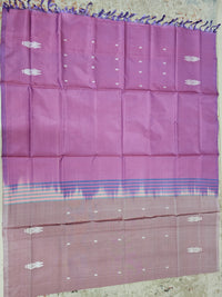 Chinnalampattu Saree - Dark Onion Pink with Dual Pink cum Violet Shade