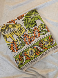 Cotton Kalamkari Saree - Multi Shade