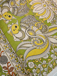 Cotton Kalamkari Saree - Multi Shade