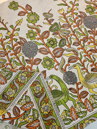 Cotton Kalamkari Saree - Multi Shade