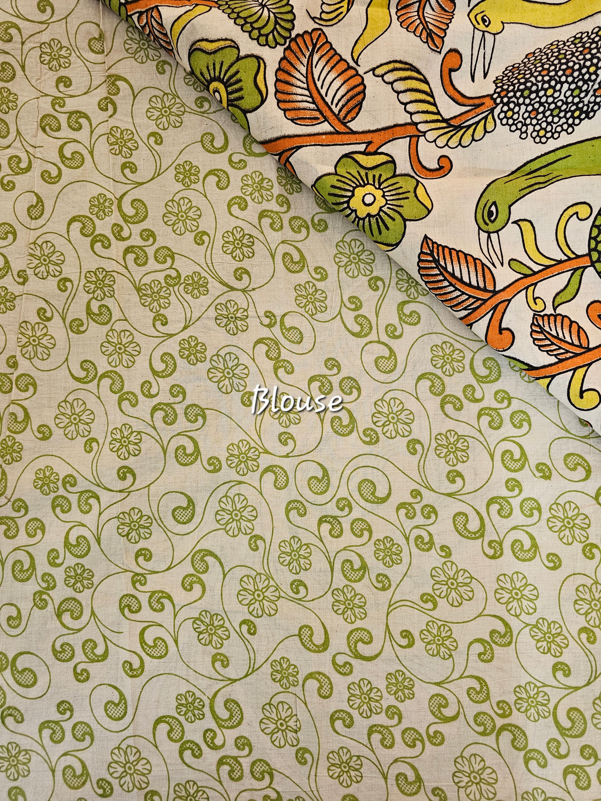 Cotton Kalamkari Saree - Multi Shade