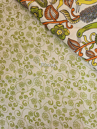 Cotton Kalamkari Saree - Multi Shade