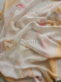 Premimum Pure Soft Linen Unstitched Salwar - Mustard