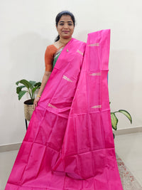 Chinnalampattu Saree with Blouse - Pink with Blue