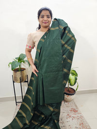 Bhagalpuri Sequence Weaving  - Dark Green